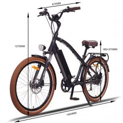Leon NCM Miami Cruiser Electric Bike Step Over Ebikes