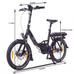 Leon NCM Paris MAX Folding E-Bike 36V - Discontinued Folding And Compact Ebikes
