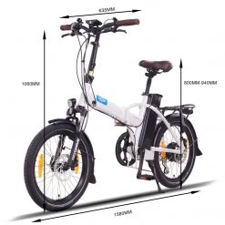 Leon NCM London Plus Folding Electric Bike Folding And Compact