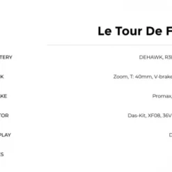 Leon NCM NCM Le Tour De France Trekking EBike Step Through