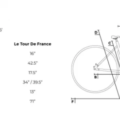 Leon NCM NCM Le Tour De France Trekking EBike Step Through