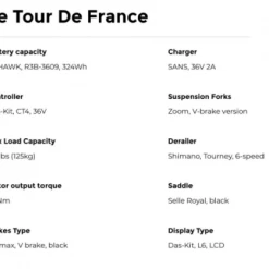 Leon NCM NCM Le Tour De France Trekking EBike Step Through