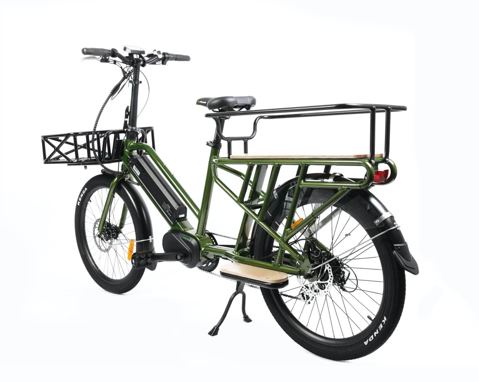 Cap Rouge Eunorau G20 Plus Mid Drive Cargo Electric Bike 8 Cap Rouge Eunorau G20 Plus Mid Drive Cargo Electric Bike