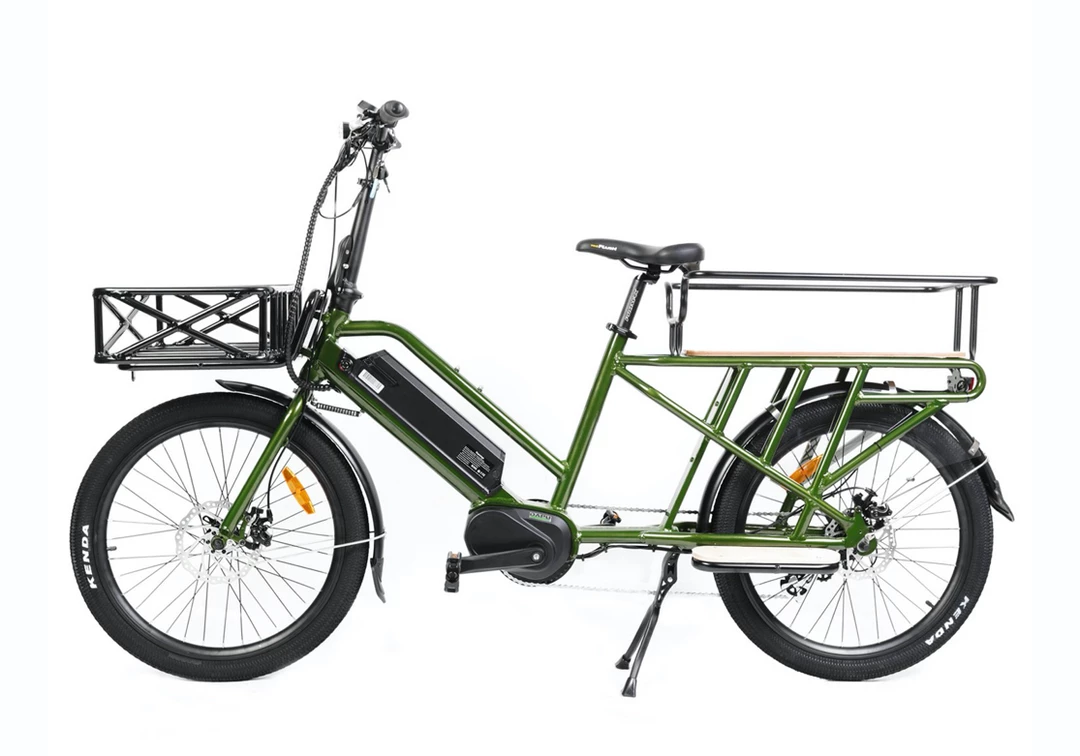 Cap Rouge Eunorau G20 Plus Mid Drive Cargo Electric Bike 9 Cap Rouge Eunorau G20 Plus Mid Drive Cargo Electric Bike