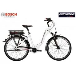 Step Through Ebikes Corratec E-Power Active Plus 26 Classic Nexus 8 - Bosch Stepthrough Electric Bicycle - Small Size