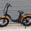 Folding And Compact Ebikes EARTH ANT EBIKE 4 INCH FAT TYRE E-BIKE 2021 SEMI FOLDING