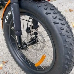 Folding And Compact Ebikes EARTH ANT EBIKE 4 INCH FAT TYRE E-BIKE 2021 SEMI FOLDING
