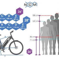 Leon NCM Milano Trekking Electric Bike