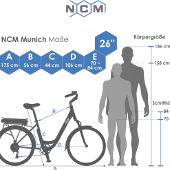 Leon NCM Munich Trekking Electric Bike
