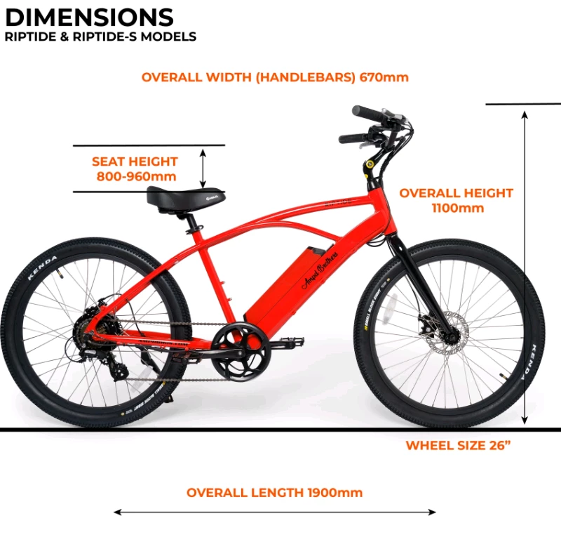 Ampd Brothers RIPTIDE ELECTRIC BEACH CRUISER BIKE 8 Ampd Brothers RIPTIDE ELECTRIC BEACH CRUISER BIKE