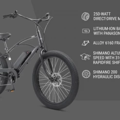 XDS E-MERGE Cruiser Midnight Black